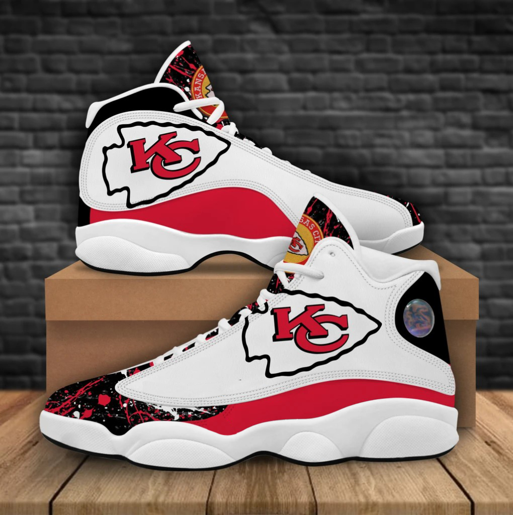 Women's Kansas City Chiefs Limited Edition JD13 Sneakers 001